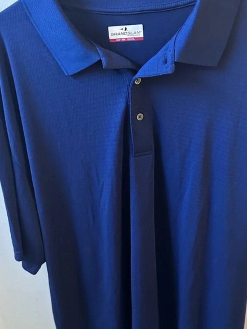 Grand Slam Men's Classic Navy Polo Shirt 4xl